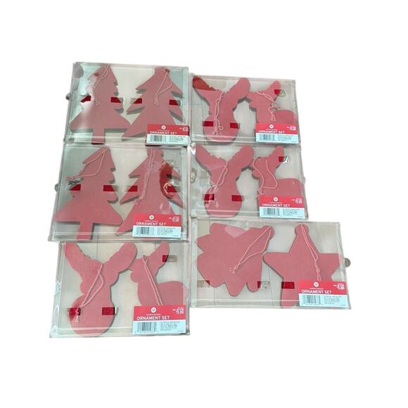 Christmas Holiday Northern Horizons Ornaments (12) Wooden Reindeer Tree Santa - Picture 2 of 6